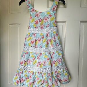 Tommy Bahama Summer Floral Dress with Lace